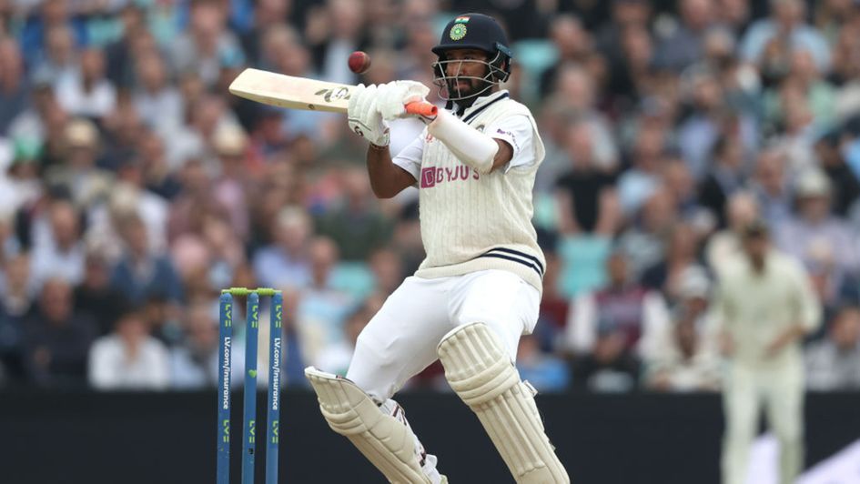 Cheteshwar Pujara was in good touch at The Oval