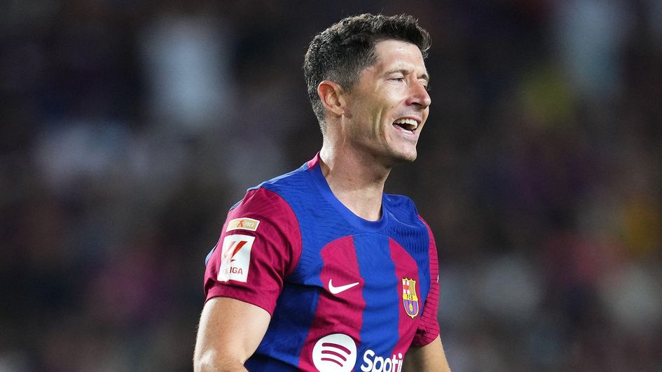 Barcelona's Robert Lewandowski