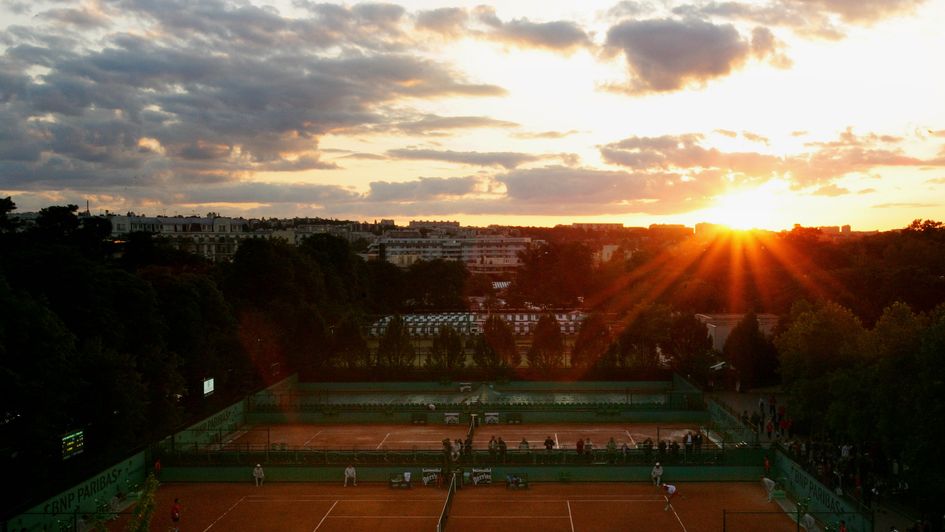 Roland Garros in the evening sun