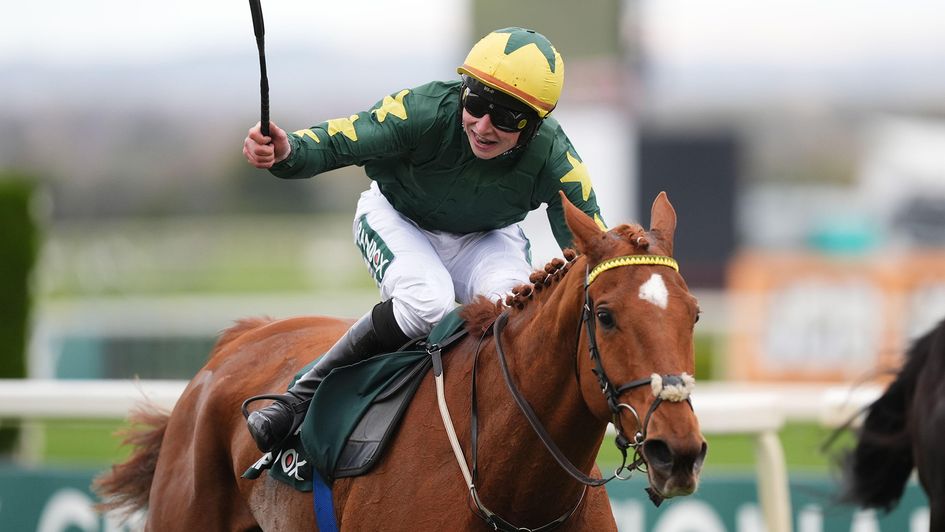 Will The Wise, ridden by Conor Stone-Walsh, wins the Topham