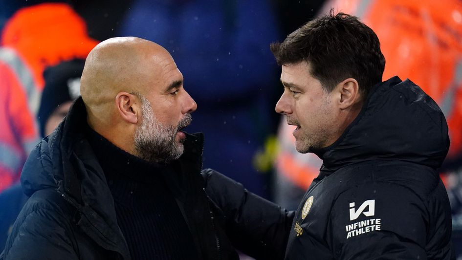 Pep Guardiola and Mauricio Pochettino