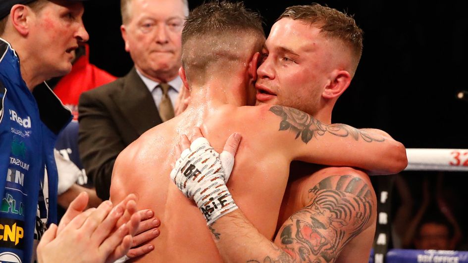 Respect between Carl Frampton and Josh Warrington