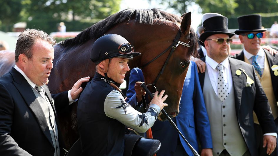 Phil Cunningham (left) with Rajasinghe after his Coventry win