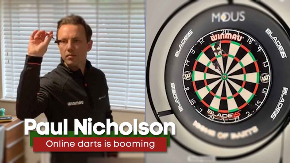 Paul Nicholson reflects on the boom in online darts