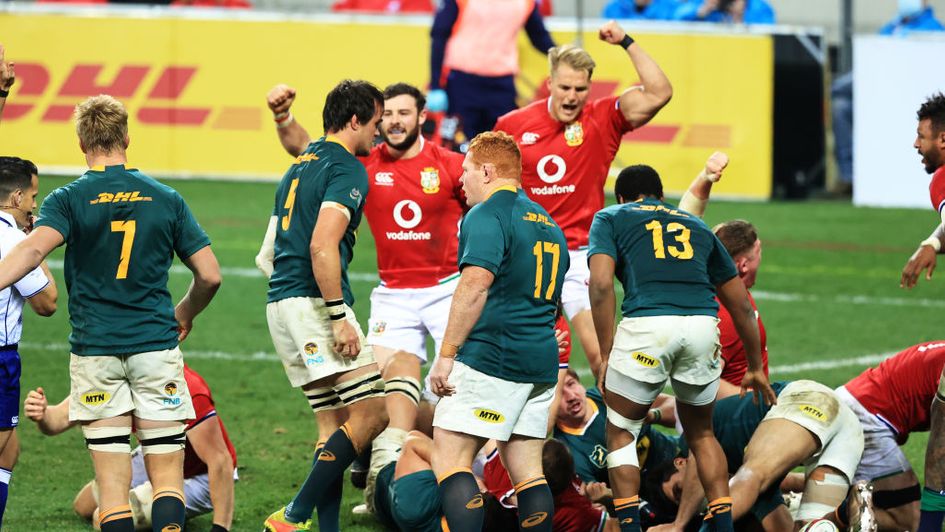 Luke Cowan-Dickie's try turned the tide in the Lions' favour