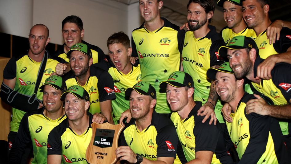 Australia celebrate their success