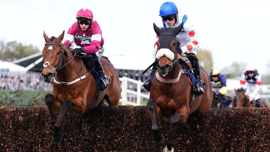 Gold Dancer ridden by Paul Townend (left) and Regent's Stroll under Harry Cobden