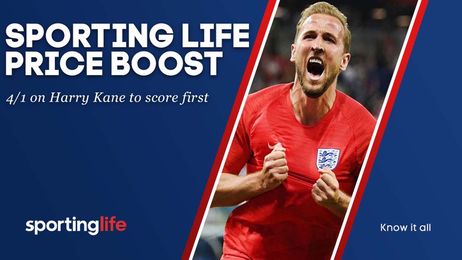 Sporting Life Price Boost is on Harry Kane to score first for England