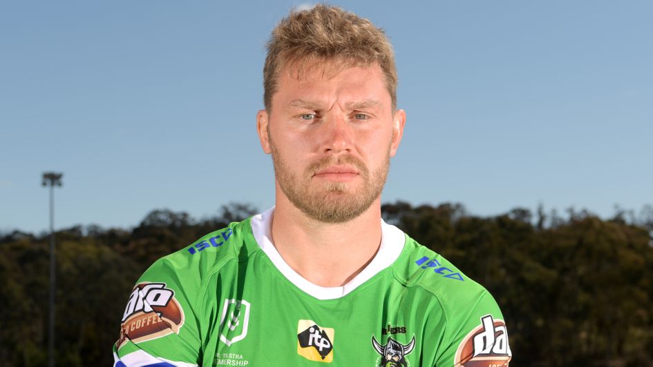 Elliott Whitehead of Canberra Raiders