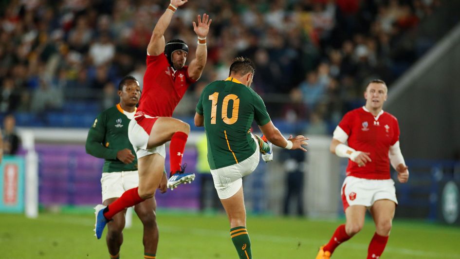 South Africa kicked 41 times against Wales in the World Cup semi-final