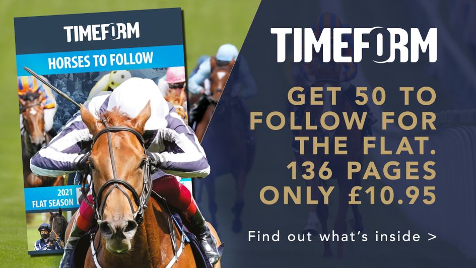 Get the latest 'Timeform 50 Horses to Follow' book by clicking this link