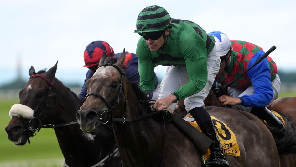 Slieve Binnian wins on Irish Derby day