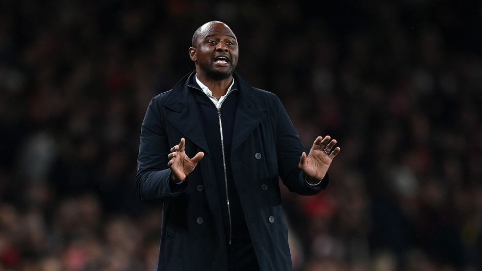Crystal Palace manager Patrick Vieira