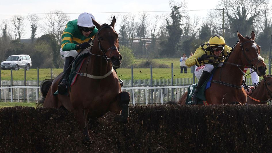 Spillane's Tower ridden by Mark Walsh (left)