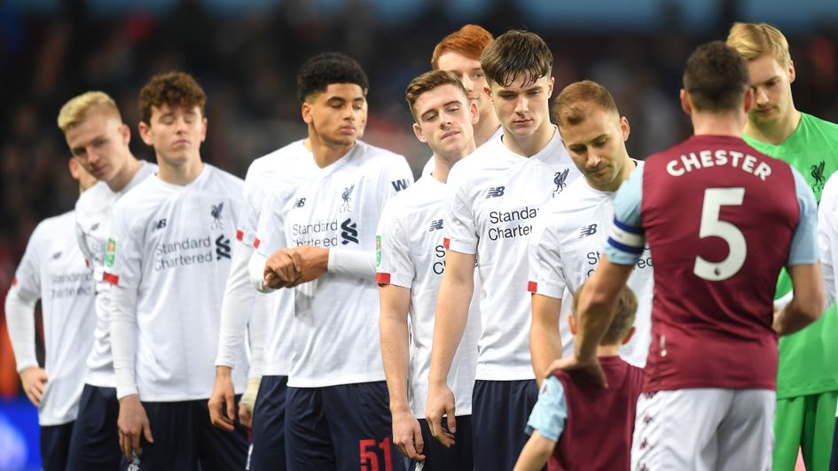 Liverpool fielded a young side against Aston Villa in the Carabao Cup, led by 22-year-old Pedro Chirivella