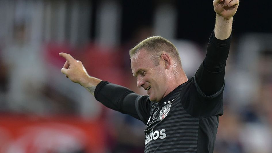 Wayne Rooney in action for DC United