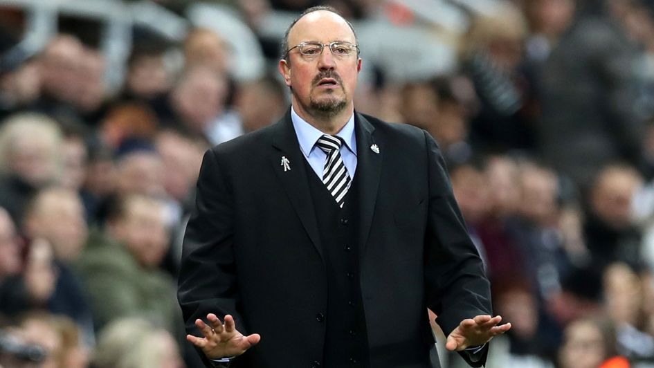 Rafael Benitez's Newcastle are currently five points above the relegation zone
