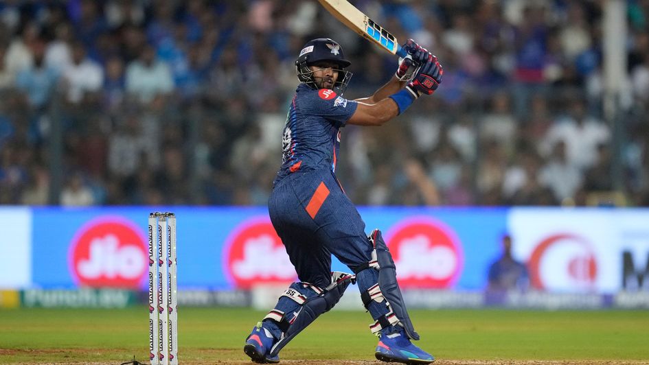 Nicholas Pooran batting in the IPL