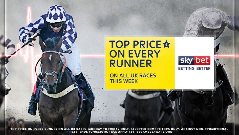 Sky Bet has the Top Price on every runner
