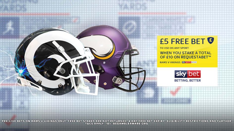 =?UTF-8?Q?=C2=A35_Free_Bet_To_use_on_any_NFL_Market_whe?= =?UTF-8?Q?n_you_stake_a_total_of_=C2=A310_on_RequestABet?=