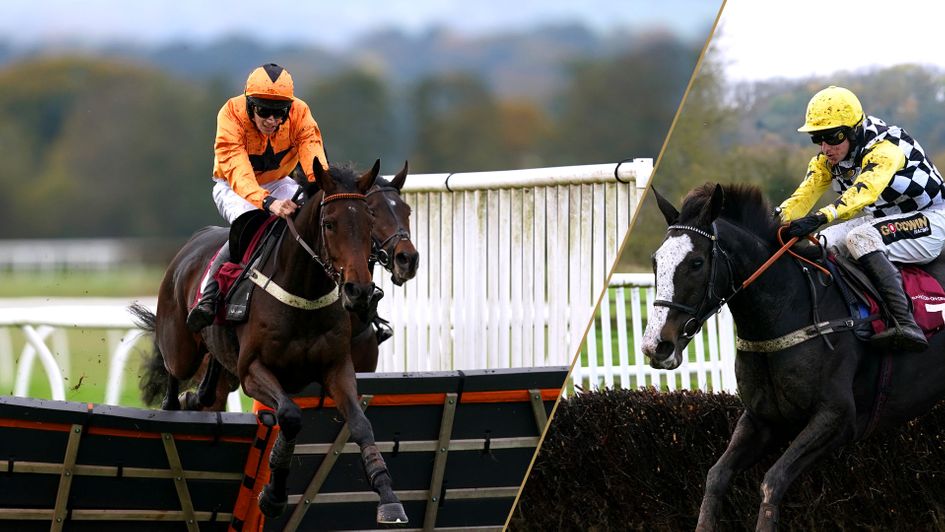 Saint Segal (left) is a name to note for handicap hurdles