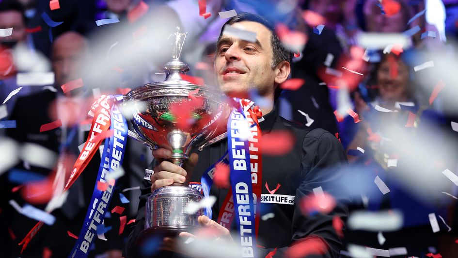 Ronnie O'Sullivan is the defending world champion
