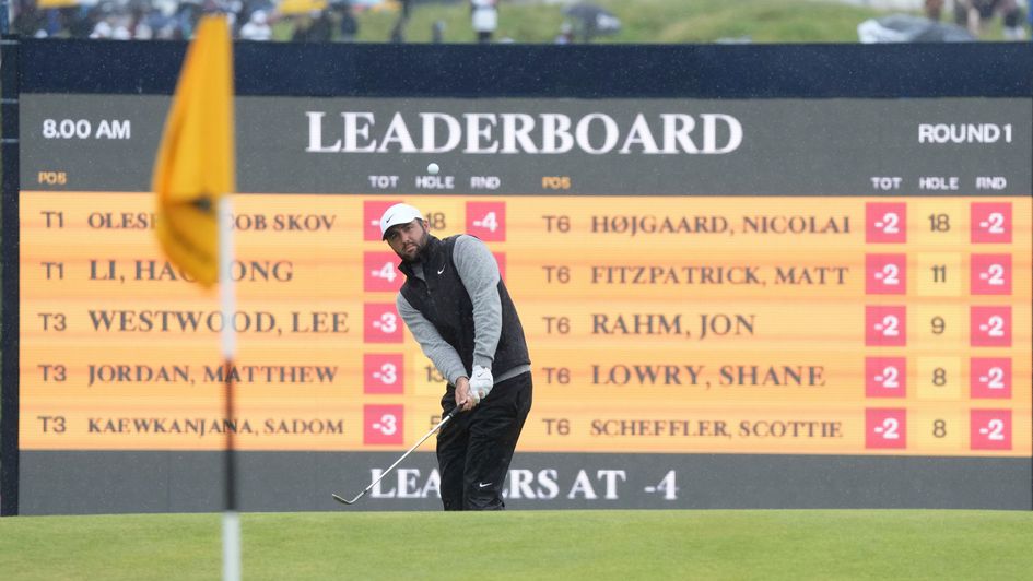 Scottie Scheffler finished his round ominously well