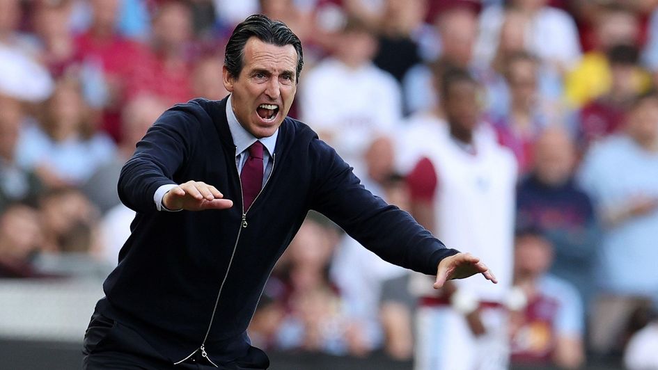 Aston Villa boss Unai Emery