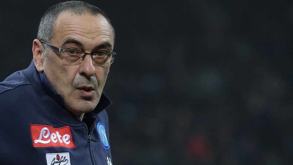 Maurizio Sarri: The Italian appears to be on his way out of Napoli