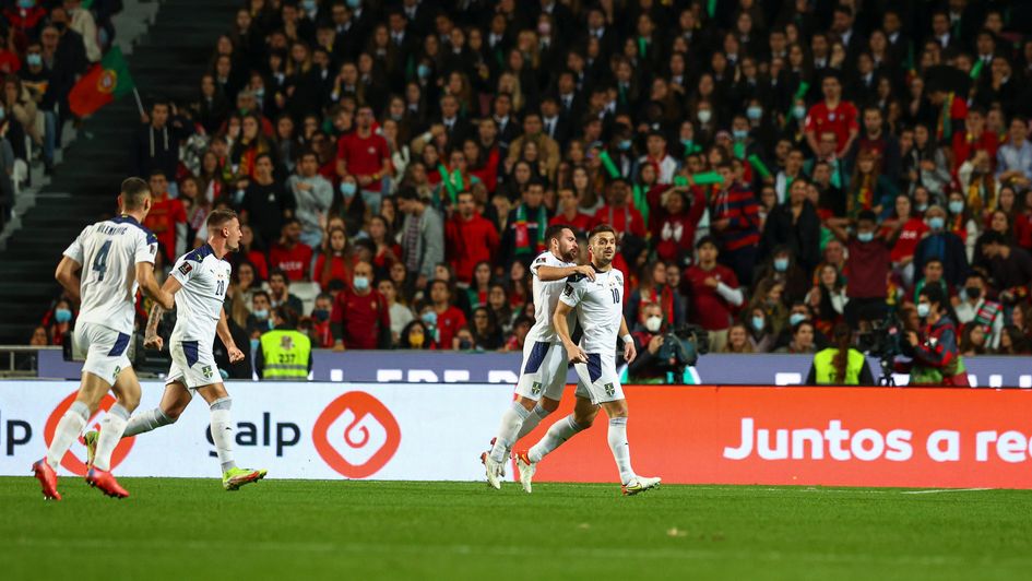 Serbia beat Portugal to win Group A and qualify for the 2022 World Cup