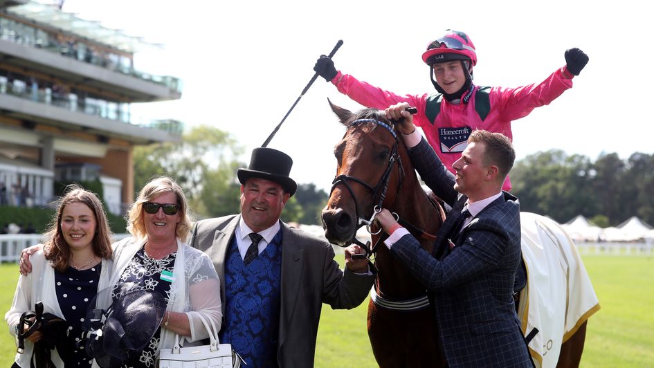 Celebration time for team Oxted