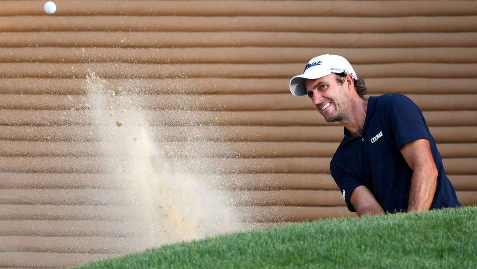 Edoardo Molinari in action at the unique DLF