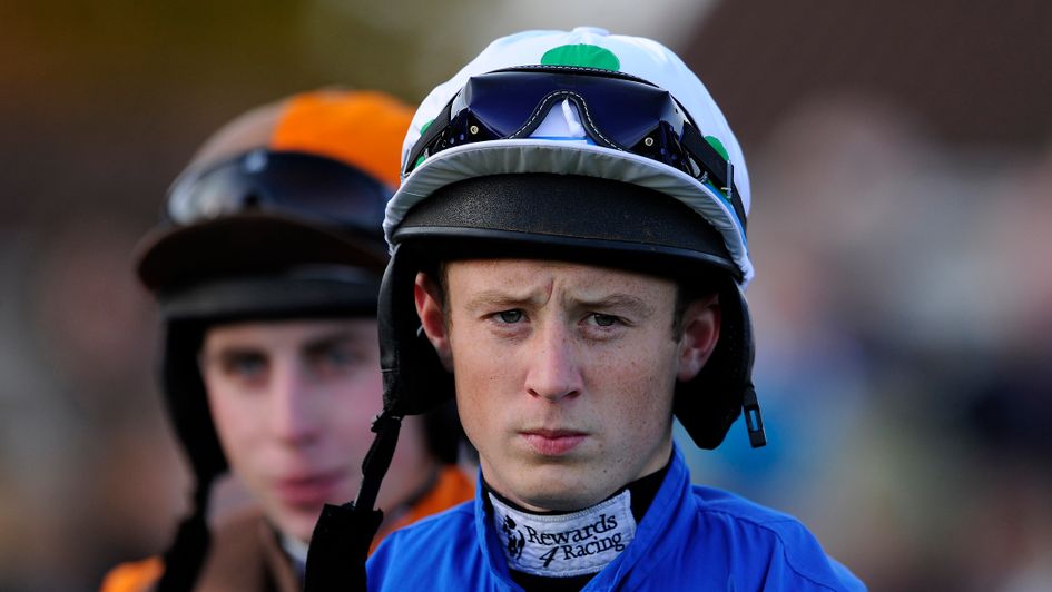 Winning jockey Connor O'Farrell