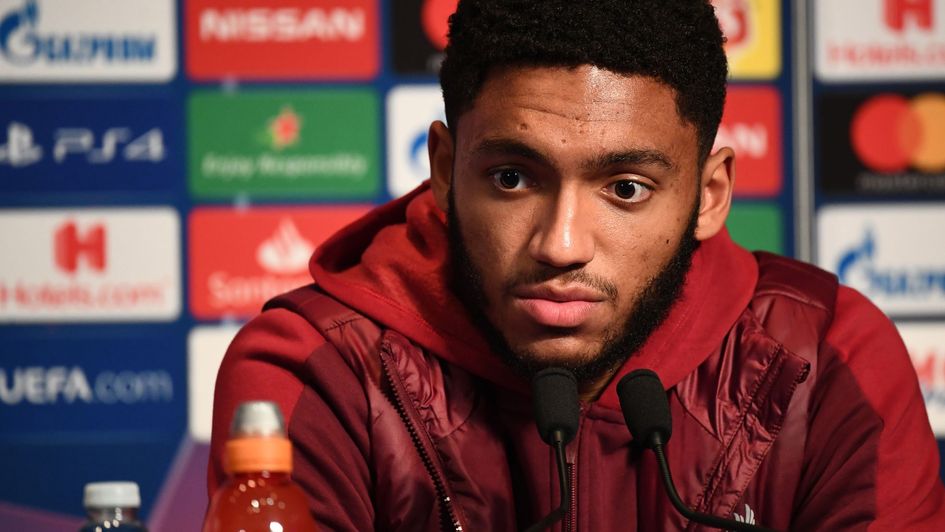 Joe Gomez: The Liverpool defender is set for a spell on the sidelines