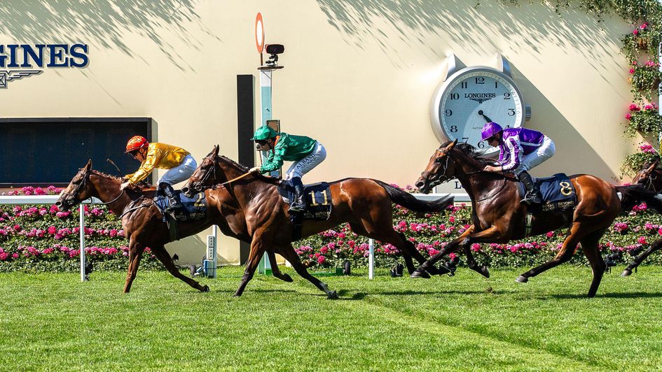 January (right) shows improved form at Ascot