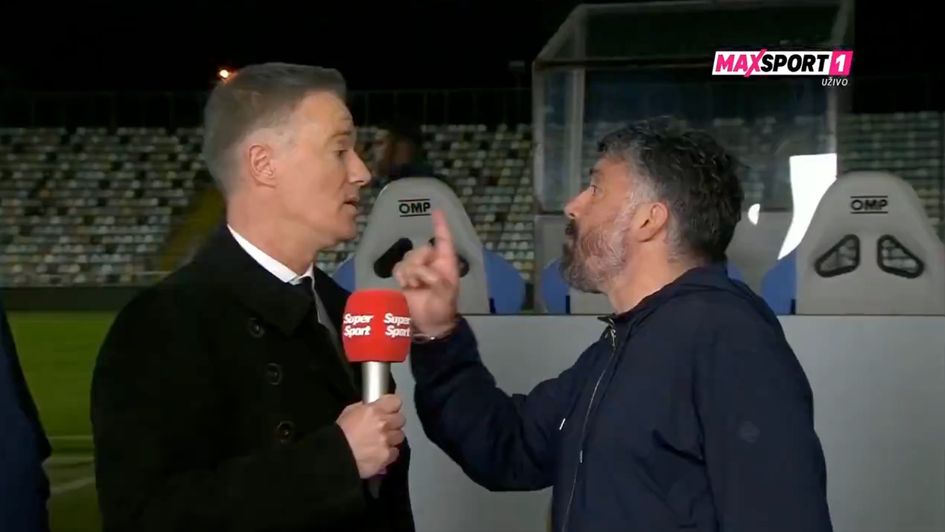 Gennaro Gattuso was involved in a heated argument