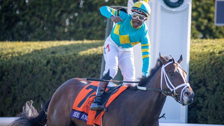 Fire At Will wins the Breeders' Cup Juvenile Turf