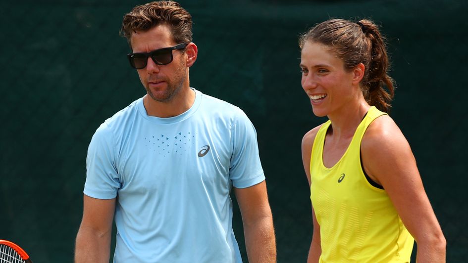 Wim Fissette recently split from Johanna Konta