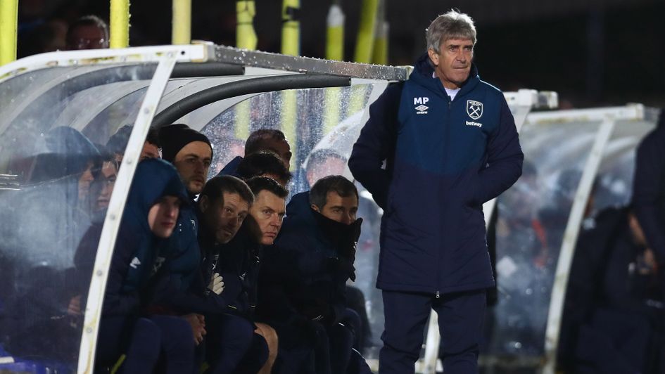 Hammers manager Manuel Pellegrini