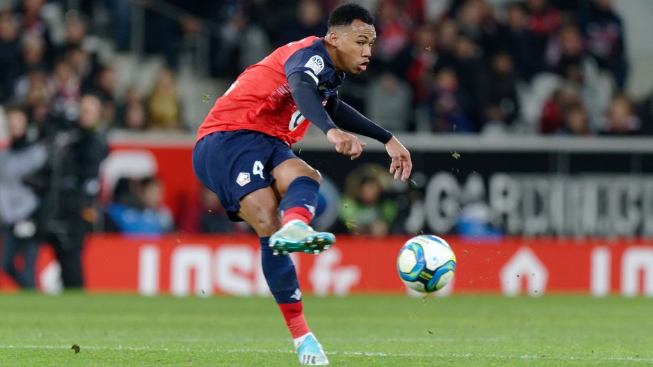 Gabriel Magalhaes: Defender in action for Lille
