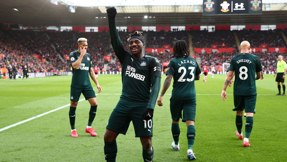 Allan Saint-Maximin got the only goal of the game as Newcastle beat Southampton