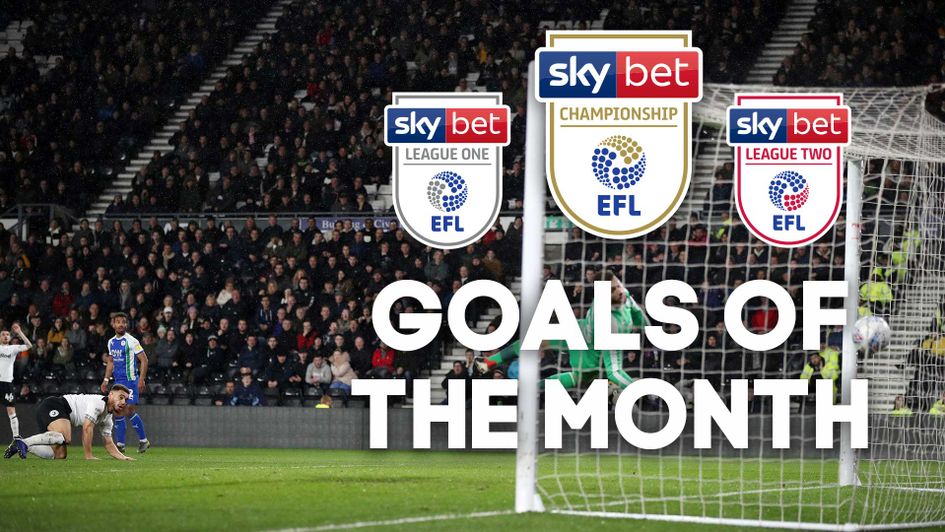 Who will win the Goal of the Month awards for March?