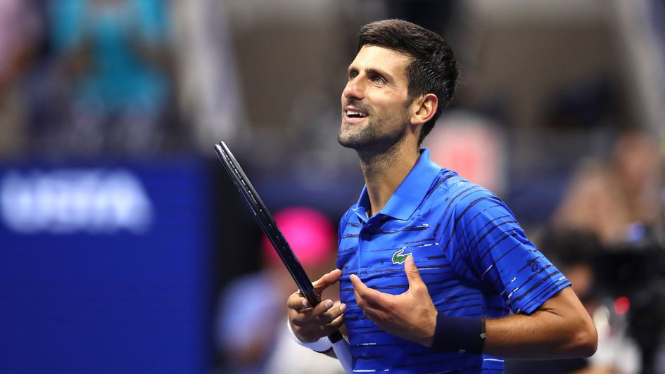 Novak Djokovic: Pictured during his US Open victory over Juan Ignacio Londero