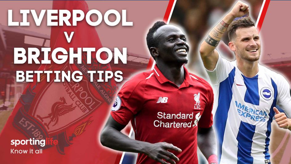 Liverpool take on Brighton in the Premier League at Anfield