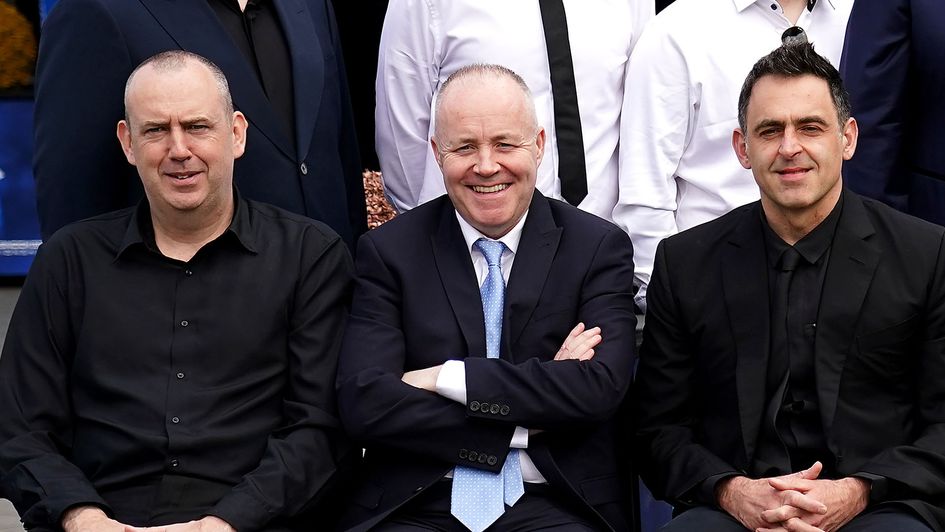 Mark Williams, John Higgins and Ronnie O'Sullivan