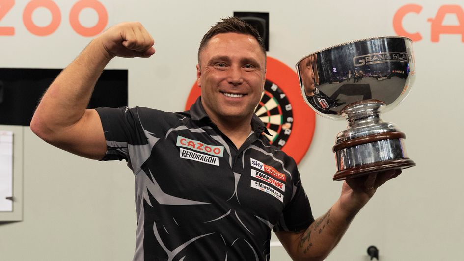 Gerwyn Price is the Grand Slam of Darts champion (Picture: Lawrence Lustig/PDC)