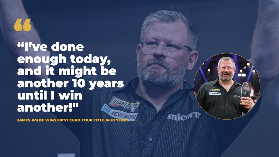 James Wade wins on the European Tour