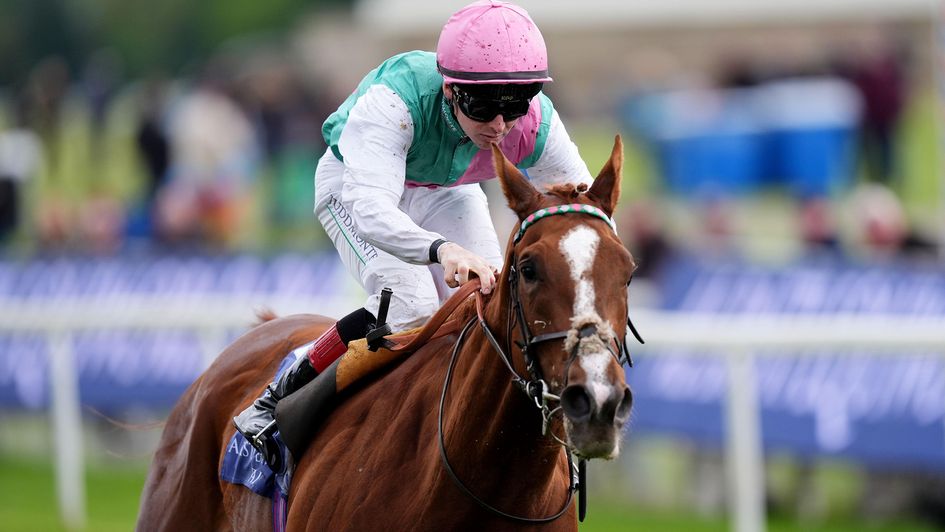 Item, ridden by Colin Keane, wins the Dante at York