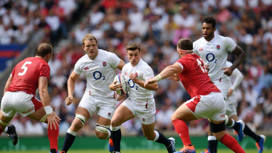 George Ford on the attack for England