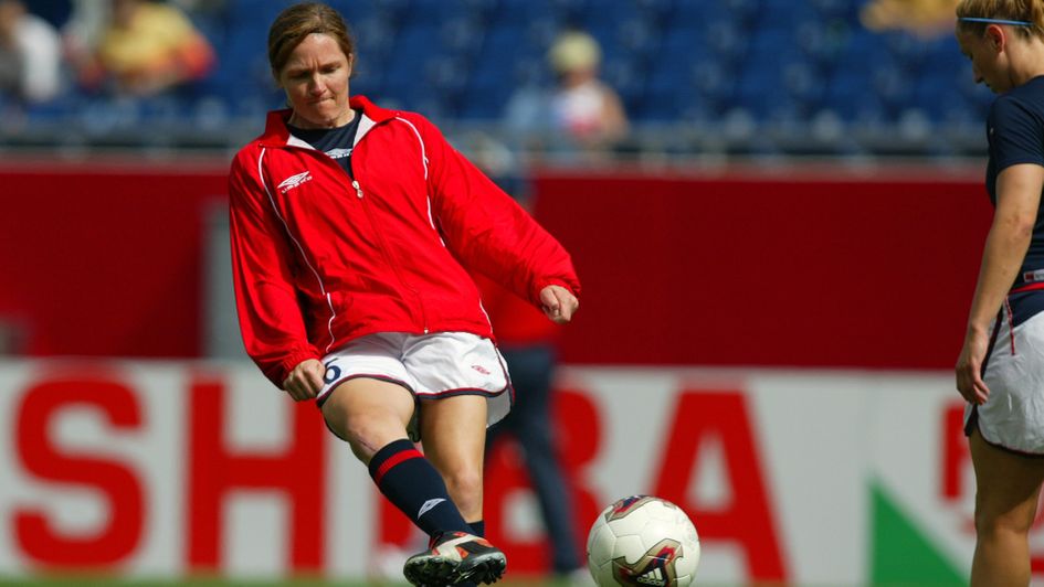 Hege Riise during the 2003 World Cup